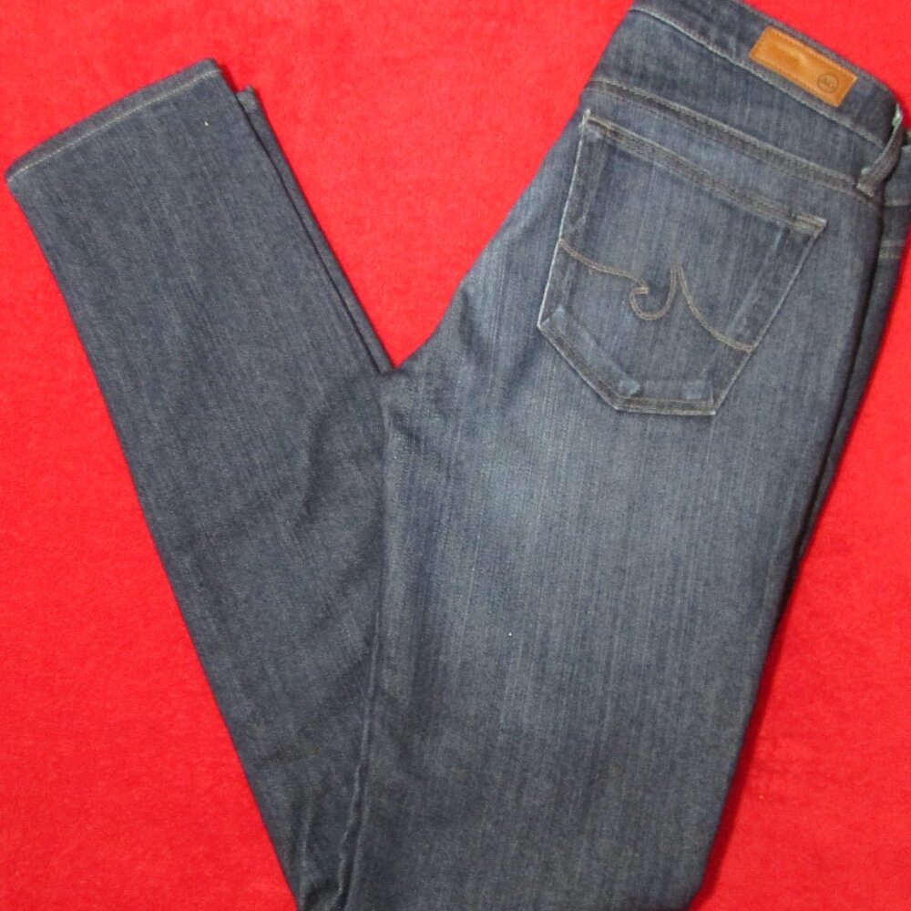 Adriano Goldschmied AG The Stilt Cigarette Leg Jeans  - Dark Wash